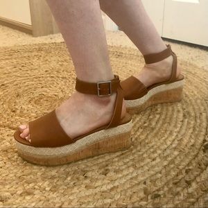 Cork Platform Sandals